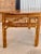 Wood Vintage Bamboo Chinese Style Demi-Lune Center Table With Open Fretwork Design For Sale - Image 7 of 12