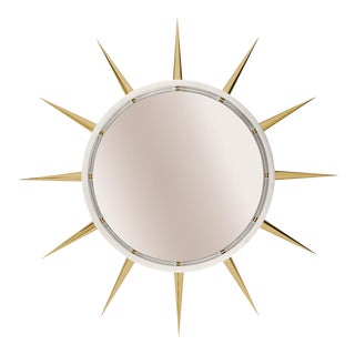 Punk Bronze Maxi Sculptural Wall Mirror by GTG Design Couture For Sale