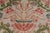 Antique Spanish Gallery Rug With Coral, Olive, and Cream Floral Design For Sale - Image 9 of 15