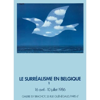 1986 René Magritte (After) Surrealism in Belgium Poster For Sale