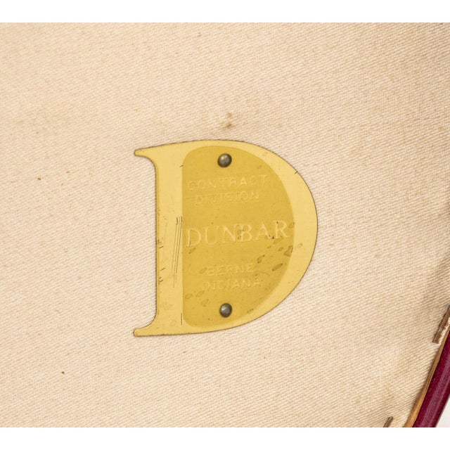Burgundy Edward Wormley for Dunbar Alexandria Armchairs, 2 For Sale - Image 8 of 8