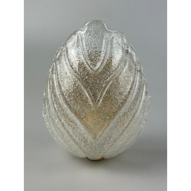 Spage Age Wall Lamp in Glass & Brass, 1970s For Sale - Image 16 of 18