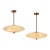 Set of Carl Fagerlund for Orrefors Pendant Light for Lyfa, Denmark, 1960s For Sale