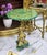 Rococo Green Rococo Side Table With Gold Leaf Details For Sale - Image 3 of 3