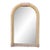 1980s Postmodern Tessellated Stone Arched Wall Mirror For Sale