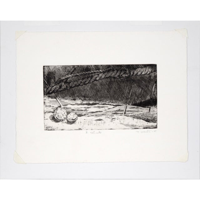 1980s "Ii Walnuts" - Intaglio Print by Tomoya Uchida For Sale - Image 5 of 8