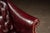 Vintage Burgundy Tufted Leather Chesterfield Club Chair For Sale - Image 11 of 18