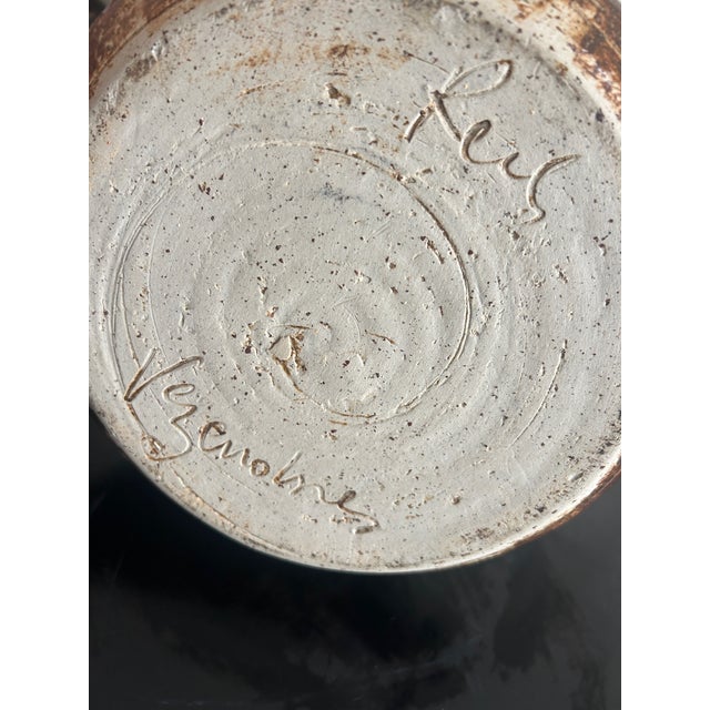 Stoneware Covered Pot from Alain Rech, 1970s For Sale - Image 11 of 12