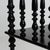 A 19th century French étagère from the Napoleon III period, crafted in wood with a black patinated finish and open...
