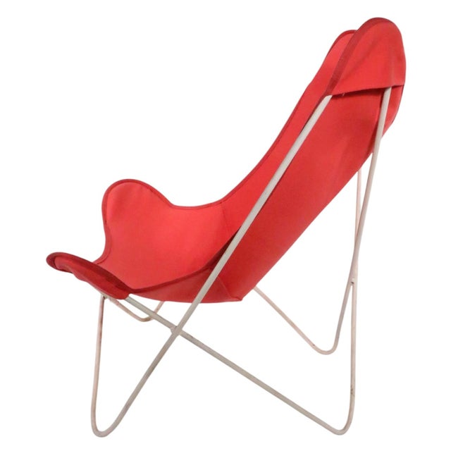 Orange Mid 20th Century Mid Century Butterfly Chair For Sale - Image 8 of 10