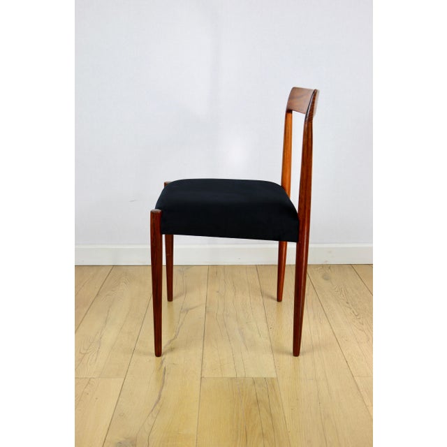 Vintage German Black Chairs from Lübke, 1970s, Set of 4 For Sale - Image 14 of 17