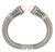 2020s Konstantino Cuff Sterling Silver 925 18k Gold 750 Natural Cultured Pearl Filigree Hinged One Size Opens For Sale - Image 4 of 5