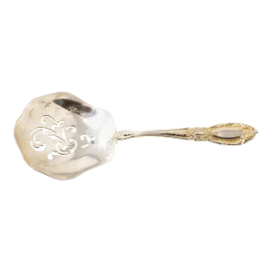 Mid 20th Century Sterling Silver Serving Spoon