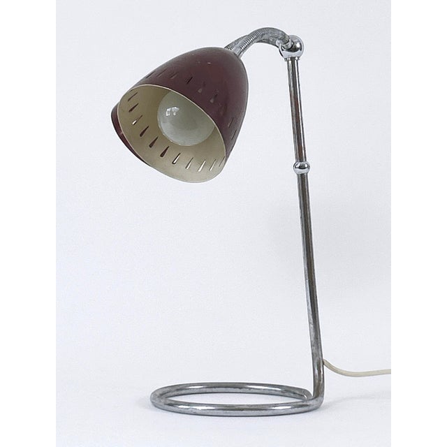 Mid-Century 2-Armed Table Lamp or Desk Light, Germany, 1950s For Sale - Image 6 of 18
