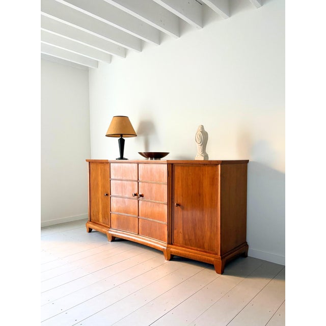 Art Deco Sideboard in Walnut, Italy, 1930s For Sale - Image 4 of 14