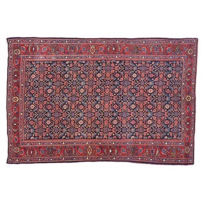 1930s Vintage Persian Bijar Rug For Sale - Image 4 of 11