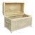 Vintage Palm Beach Wicker Basket Blanket Chest / Storage Trunk For Sale