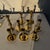 1990s 1990s Baldwin, Et Al. Brass Candlestick Collection- Set of 9 For Sale - Image 5 of 7