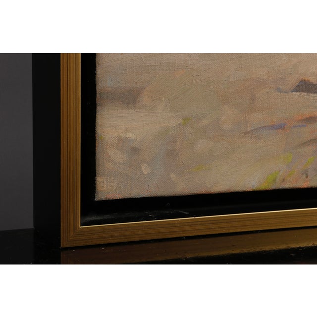 2000 - 2009 Colin Page “Low Tide Rocks” Shoreline Scene Oil Painting on Canvas For Sale - Image 5 of 7