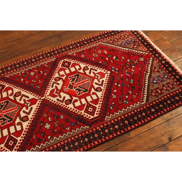 Middle Eastern Hand-Knotted Rug For Sale - Image 9 of 11