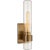 Presidio Petite Sconce in Hand-Rubbed Antique Brass with Clear Glass Designer: Ian K. Fowler Height: 14" Extension: 4.5"...