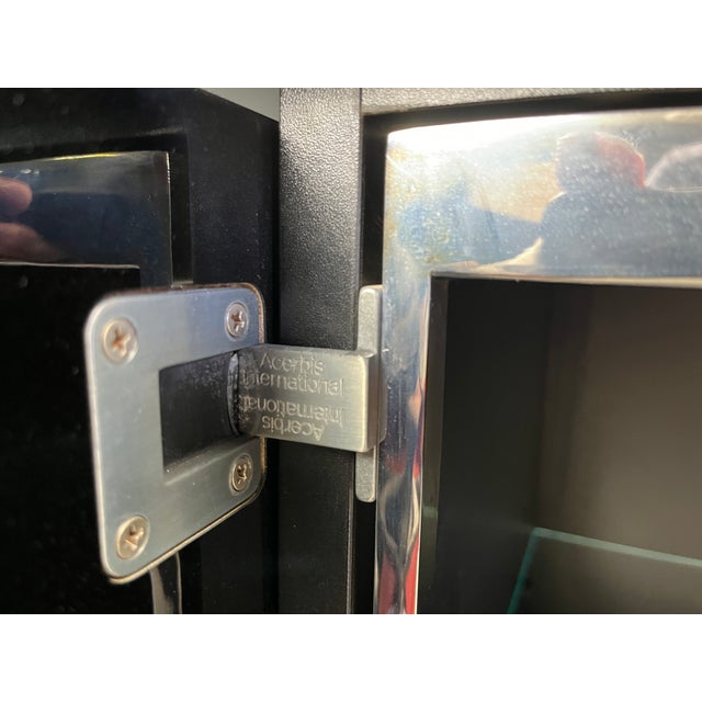 Black Sheraton Sideboard by Giotto Stoppino for Acerbis, 1977 For Sale - Image 8 of 13