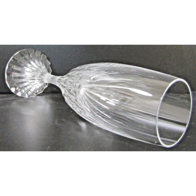Transparent 1990s Baccarat Massena Champagne Flutes - Set of Six For Sale - Image 8 of 10
