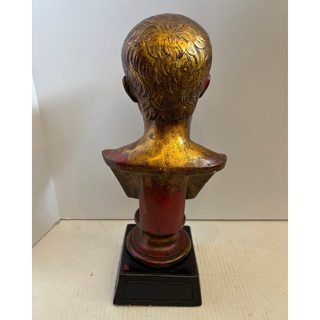19th Century Antique Bust of Augustus For Sale - Image 5 of 15