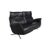 Black Leather Evita Two-Seater Sofa with Electric Function from Koinor For Sale - Image 4 of 15