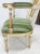 French Italian Cream & Gold Carved Arm Chair For Sale - Image 3 of 7