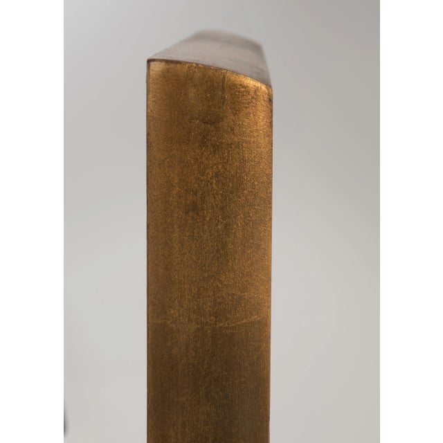 1950s 1950s Vintage Italian Gilt Eglomise Mirror For Sale - Image 5 of 8