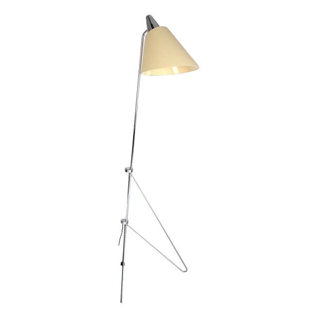 No 1783 Floor Lamp by Josef Hurka for Napako, 1950s For Sale