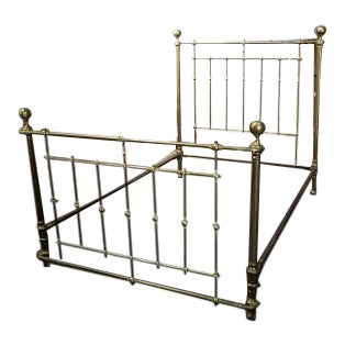 Ansonia Brass & Copper Co. Brass Bedframe For Sale