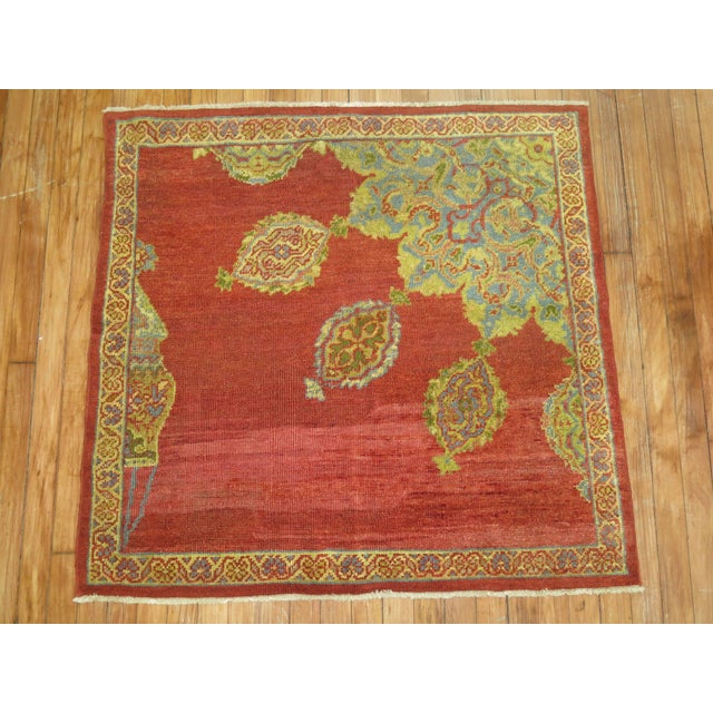 Late 19th Century Antique Persian Ziegler Sultanabad Sampler Rug For Sale - Image 5 of 6