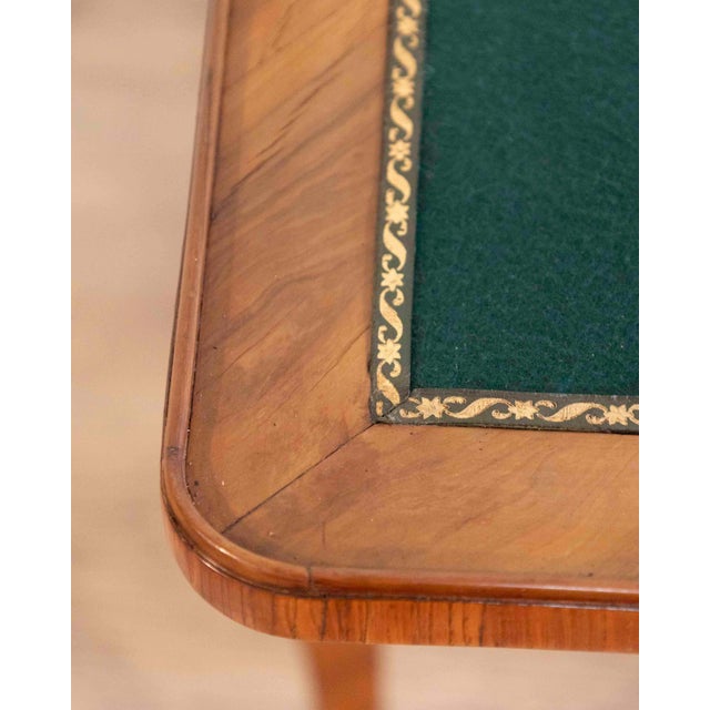 Brown Louis XV–Period Game Table in Rosewood Marquetry, France, 18th Century For Sale - Image 8 of 10