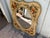 20th century wood mirror. Painted in a folk floral style flower motif. can be mounted vertically or horizontally.