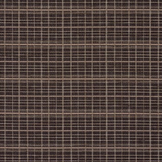 Sample - Schumacher Merrick Performance Plaid Fabric In Brown For Sale