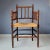 Dutch Bobbin Chair with Rush Seat, 1930s For Sale - Image 10 of 10