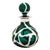 1900 - 1909 Sterling Silver Art Nouveau Perfume Bottle For Sale
