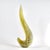Abstract Glass Sculpture by Alex Gabriel Bernstein, Cast and Cut in Soft Yellow-Green Glass, 20" Tall For Sale In Washington DC - Image 6 of 12