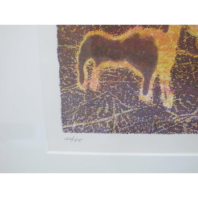 Barbara Mason Signed Limited Edition Framed Color Lithograph Print Shadow Walker For Sale In Portland, OR - Image 6 of 10