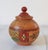 Mid 20th Century Vintage Hand-Painted Wooden Lidded Jar For Sale - Image 5 of 9