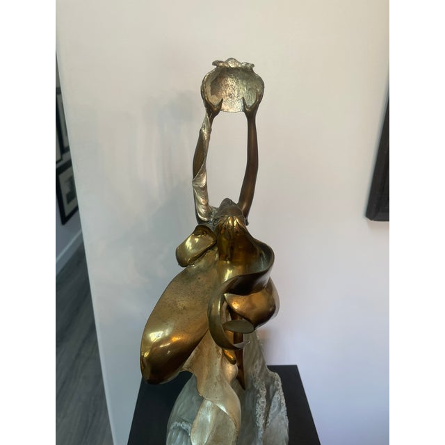 Sculpture Materials "Polena" Bronze Sculpture by Angelo Basso For Sale - Image 7 of 10