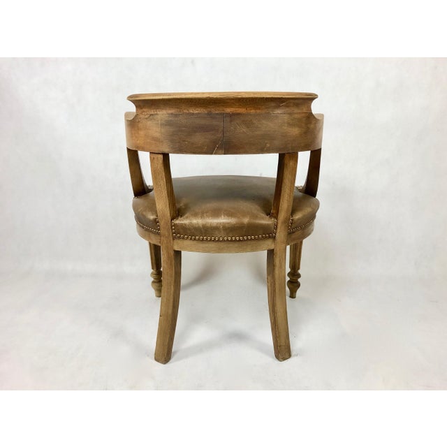 Louis Philippe Office Chair in Oak, 1800s For Sale - Image 15 of 16