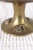 Midcentury Brass Pedestal Bowl With Lotus Flowers For Sale - Image 6 of 11