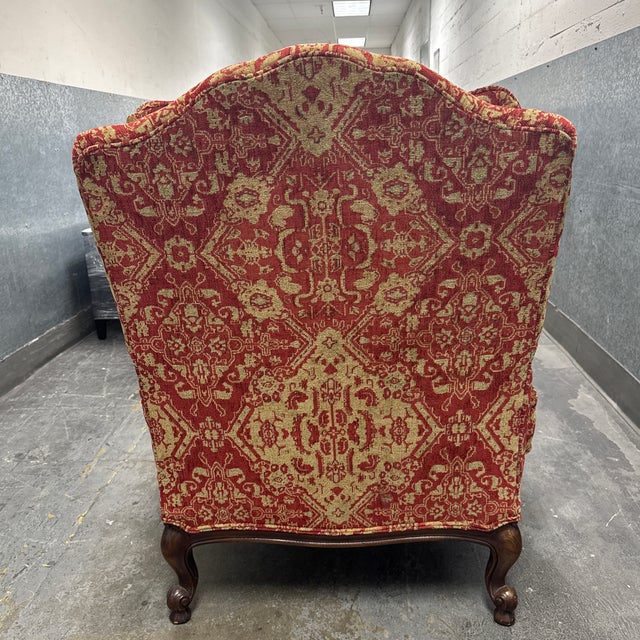 Early 21st Century Pennsylvania House Bergère Armchair, Vintage For Sale - Image 5 of 12