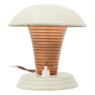 Bedside Lamp with Adjustable Lampshade, 1930s For Sale