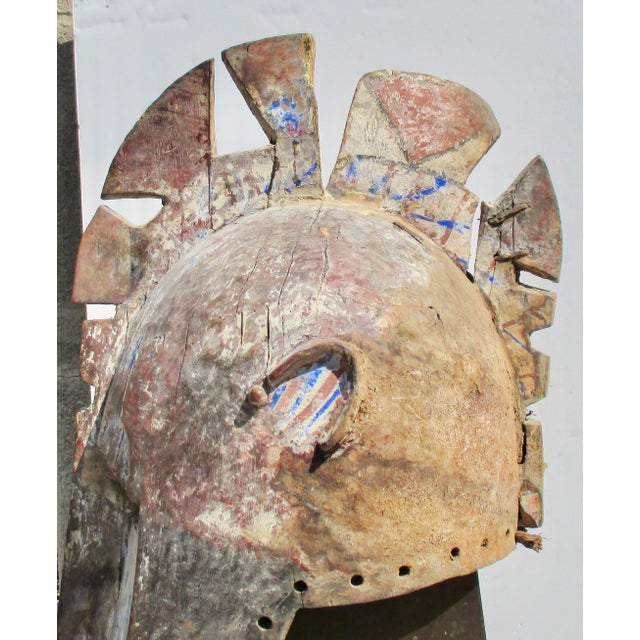 Wood Antique African Fang Tribal Mask From Gabon, Cameroon For Sale - Image 7 of 11