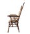 Wood Antique Asymmetrical Bamboo Chair For Sale - Image 7 of 8