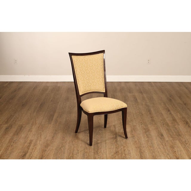 Art Deco Thomasville Transitional Set of Eight Mahogany Dining Chairs For Sale - Image 3 of 18